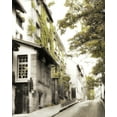 thumbnail image 2 of Poinski, Dianne 20x24 Gold Ornate Wood Framed with Double Matting Museum Art Print Titled - Montmartre, 2 of 4