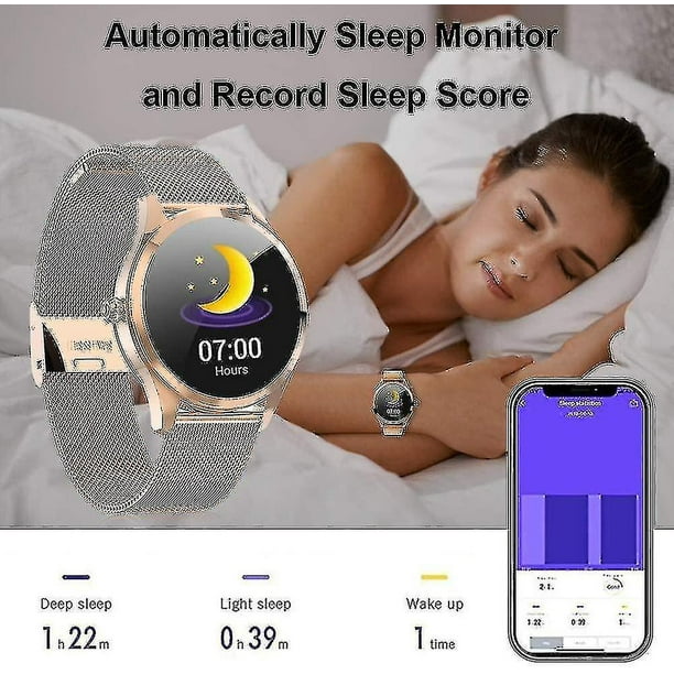 Smartwatch para mujer un nuevo elegante hermoso Smartwatch Bluetooth Fitness Tracker