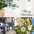 thumbnail image 6 of Ayieyill Christmas Tree Decoration Snowflake Ornaments - 46pcs White Glitter Christmas Snowflake Tree Hanging Ornaments for Xmas Holiday New Year Party Winter Wonderland Decorations, 6 of 8