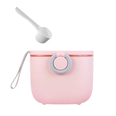 400ml Baby lk Powder Formula Dispenser Portable lk Powder Container with Scoop Scraper for Baby Boys Girls