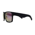 thumbnail image 4 of Mens OG Flat Top Rectangle Gangster Mob Shade Sunglasses Purple Mirror, 4 of 4