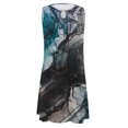 thumbnail image 4 of Vestido suelto con estampado de cuello redondo sin mangas informal de verano con estilo para mujer OAVQHLG3B Store lin121212, 4 of 5
