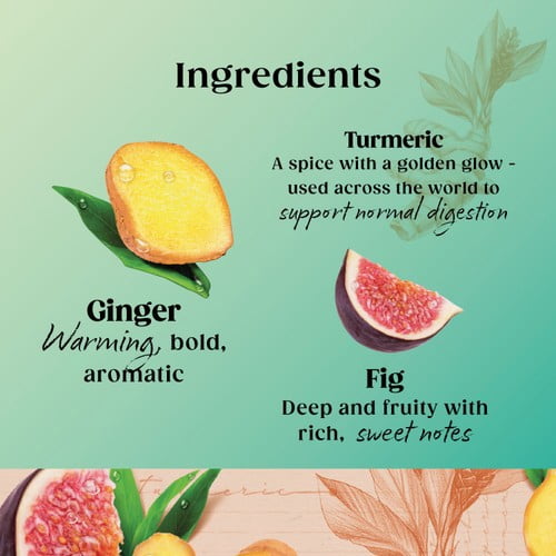 Twinings Superblends Digest Tea with Ginger & Turmeric 20's, British Import (Pack of 3)