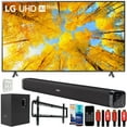 thumbnail image 3 of LG UQ7590PUD 86 Inch HDR 4K UHD Smart TV Bundle with Deco Gear Home Theater Soundbar with Subwoofer, Wall Mount Accessory Kit, 6FT 4K HDMI 2.0 Cables and More, 3 of 11