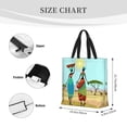 thumbnail image 4 of Kll African Women In Mountain Landscape Pattern Aesthetic Tote Bag For Women Beach Bag Shopping Bags Shoulder Bag Reusable Grocery Bags, 4 of 8