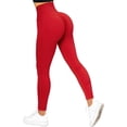 thumbnail image 3 of SUUKSESS Leggings sin costuras para levantamiento de glúteos para mujer, pantalones de yoga de talle alto, 3 of 4