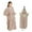 Beige, variant on OGLCCG Girls Muslim Prayer Dress with Hijab Islamic Kids Traditional Eid Flowy Long Dresses Soft Pullover Abaya Clothes 5-14 Years