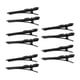 thumbnail image 1 of 10 Unids Pinza de cabellero Acrílico Negro Clip Horquilla Pasador de Cabello para Mujeres Niñas como se describe, 1 of 9