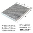thumbnail image 4 of OEMASSIVE Car Activated Carbon Cabin Air Filter For Hyundai Elantra Accent Kia Forte Rondo, 4 of 7