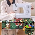 thumbnail image 4 of HELLHERO Father Christmas Sewing Machine Mat Durable Removable Storage Bag Lightweight Sewing Machine Mats for Sewing Classes, 4 of 5