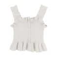 thumbnail image 1 of VEKDONE Children's Summer Solid Recreational V-Neck Camisoles Sports For Kids, 1 of 5