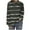 Army Green, variant on Frostluinai Oversized Striped Shirts Women Long Sleeve Crew Neck Comzy T Shirts Casual Drop Shoulder Pullover Tops Loose Fit Blouses