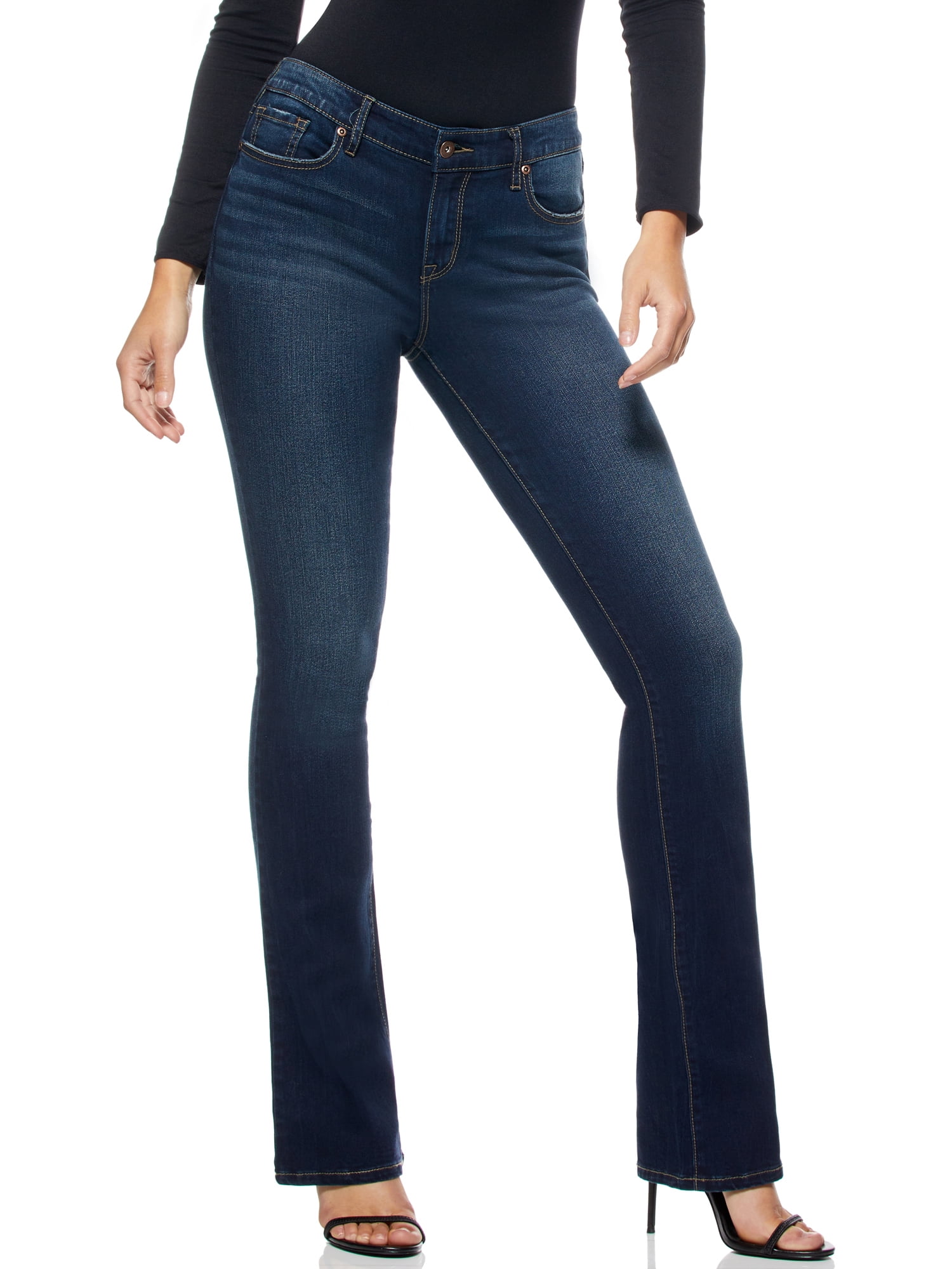 Sofia Jeans by Sofia Vergara Sofia Jeans Women's Marisol Bootcut Mid Rise  Jeans