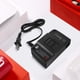 thumbnail image 5 of 1 juego de adaptador de corriente, cargador de energía seguro, práctico cargador de fuente de alimentación compatible con N64 (negro, con enchufe estadounidense), 5 of 5