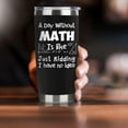 thumbnail image 2 of Math Teacher Gift 20oz Black Math Travel Tumbler Gifts For Teacher Women Men From Student Graduation Appreciation Presents Math Classroom Decorations For Teachers Cup Gift Set With Lid Straw, 2 of 6