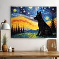 thumbnail image 3 of Australian Stumpy Tail Cattle Dog Watercolor Starry Night Van Gogh Painting Kits, Painting Watercolor Canvas, Canvas Suitable for Room Decor Cafe Decor Or Gift for Friends, 3 of 4