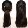 thumbnail image 3 of GOOHOCHY 4pcs Central de cabello de plátano Pliegas Peads Beads Elásticos Doble Combinados Clip Accesorios para el cabello para cabello rizado Halcos trenzas, 3 of 8