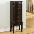 thumbnail image 3 of Joelle Jewelry Armoire, Espresso with Black Lining, 3 of 8