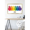 thumbnail image 6 of Star Wars: Saga - BB-8 Pride Wall Poster, 22.375" x 34" Framed, 6 of 6