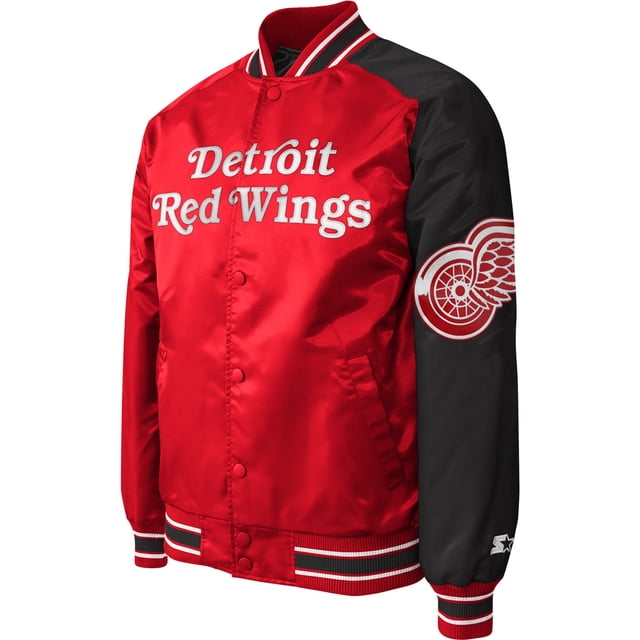 STARTER Hombres Detroit Red Wings Chaqueta drw L