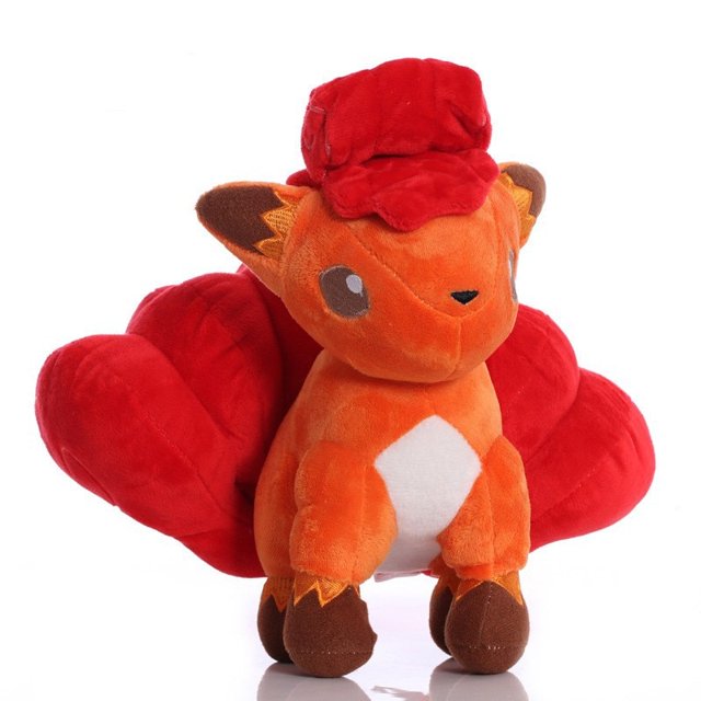 Peluche de Pokémon de alta calidad para niña, muñeco de peluche suave de la región de Alola, Vulpix, dibujos animados, 25/30 Fivean unisex
