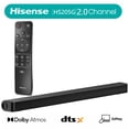 thumbnail image 1 of Restored Hisense 2.0 Channel 120W Soundbar, Bluetooth and Roku Ready TV (HS205G), 1 of 11