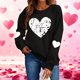 thumbnail image 1 of TaTaai Hoodies Shirts for Women Early Fall Long Sleeve Tops Vintage Graphic Outfits Tops Fashion Pullover Tees Gift, 1 of 9