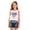 White, variant on Letdown Outfit Sets for Toddler Graduation Girls Sleeveless Independence Day Print Fringe Lace Denim Washed Shorts Kids Clothing Sets Summer Outfits for Little Girls Independence Day Sets