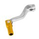 thumbnail image 1 of Palanca de cambio de motocicleta plegable para Kayo T2, palanca de cambio de aleación de aluminio, brazo de palanca de cambio tono plateado, cabeza tono dorado, 1 of 1