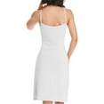 thumbnail image 4 of CARCOS Women's Dress Slips Basic Adjustable Spaghetti Strap Cami Under Dress White, XL, 4 of 6