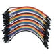 thumbnail image 4 of 40 cables puente de 10 cm (2,54 mm) hembra a hembra, de colores, compatibles con protoboard., 4 of 7
