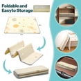 thumbnail image 3 of JoyStone Baby Play Mat, 50" X 50" Extra Large Reversible Foam Play Mat, Non-Toxic Foldable Animal Print Waterproof Crawl Mat for Toddlers and Babies, 3 of 10