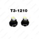 thumbnail image 3 of LEEWA 5 uds., DC12V T3 1210/3528 Chip 1LED, luz para panel de instrumentos de coche, bombillas LED de 7 colores, n.º CA4448, 3 of 4