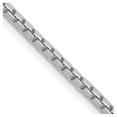 thumbnail image 6 of 14K White Gold 1.9mm Box Chain 18 Inch, 6 of 6