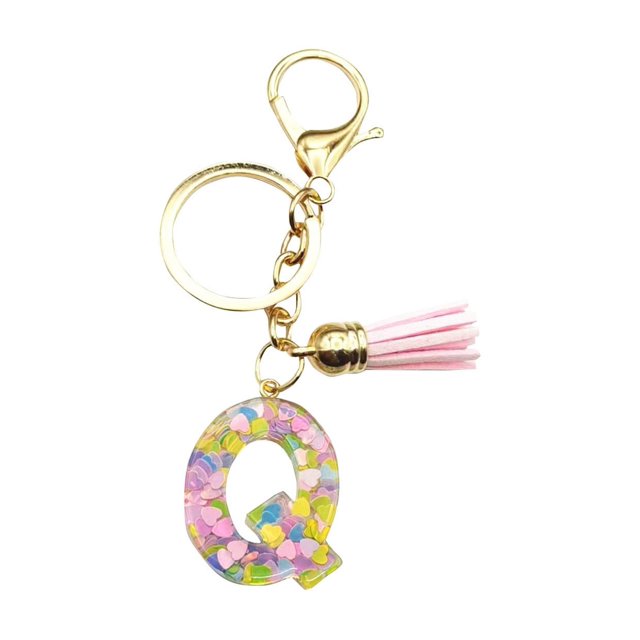 Popular! Key Chain Bag Accessories Cute Accessories Key Ring Ladies Initials Key Ring Ladies Bag Pendant