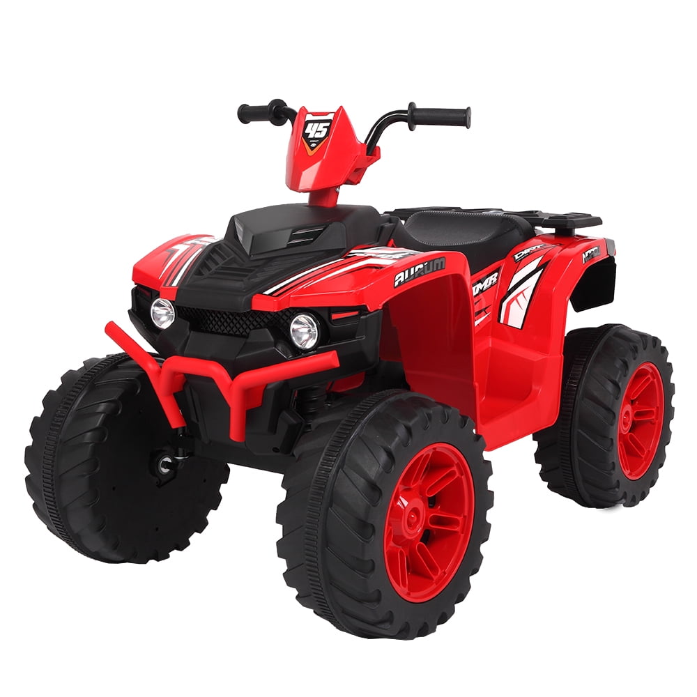 Details about   Kids Electric 4-Wheeler Ride On Car Toy w/ LED Headlights & Music & Radio Pink 