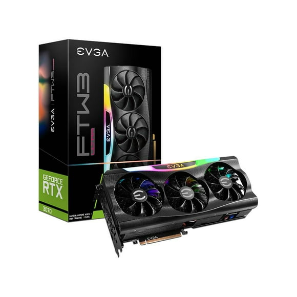 Tarjeta de Video EVGA NVIDIA GeForce RTX 3070 FTW3 ULTRA GAMING 8GB 08G-P5-3767-KL