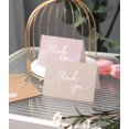 thumbnail image 4 of 100 PK Bulk Thank You Cards with Envelopes - 5 x 3.5 Inches Wedding Cards Baby Shower Bridal Shower Personalized Thank You Notes for Small Business Graduation Funeral Birthday (2 colors), 4 of 7