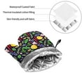 thumbnail image 6 of Fotbe Herbs And Spices for 4Pcs Oven Mitts and Pot Holders, 500℉ Heat Resistant Oven Mitts , Non-Slip Silicone Surface Safe for Baking, Cooking, BBQ, 6 of 6
