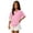 05# Pink, variant on Girls Collared School Uniform Polo Shirts Kid Short Sleeve Pique Polo Shirt Purple,9-10 Years