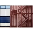 thumbnail image 3 of Van Maastricht, Henk 24x17 Black Modern Framed Museum Art Print Titled - The Fire Escape, 3 of 5