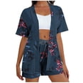 thumbnail image 2 of Haivin Women's Casual Outfit Set, Abstract Print with Pockets, Loose Fit for Everyday Wear, 2 of 5