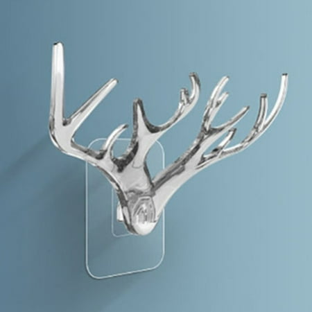 

Animal Deer Head Stags Hook Wall Hanger Rack Holder Resin Home Decor Gift