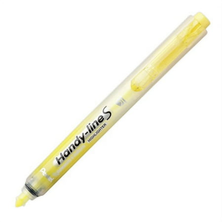 UPC: 0072512228296 | Pentel® Handy-Line S™ 54% Recycled Retractable Highlighters  Chisel Point  Yellow  Pack Of 12