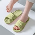 thumbnail image 5 of Anuirheih Slip on Sandals Women,Non-slip Soft Bottom Bathroom Household Non-slip Lightweight Slippers Non-slip Soft Bottom Bathroom Household Lightweight Slippers(Green), 5 of 7