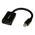 thumbnail image 1 of StarTech.com 6in Mini DisplayPort to DisplayPort Video Cable Adapter (MDP2DPMF6IN) - DisplayPort cable - Mini DisplayPort (M) to DisplayPort (F) - 6 in - black - for P/N: CDP2DP141MB, CDP2DP146B, CDP2DPMM1MB, CDP2DPMM6B, DISPLPORT15L, DISPLPORT3L, 1 of 3