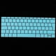 thumbnail image 3 of Funda de silicona antipolvo para teclado en español de 12 pulgadas blanco azul, 3 of 9