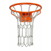 Markwort Metal Chain Basketball Net – Heavy-Duty Steel Chain Construction, Weather-Resistant Outdoor Net, Fits All Standard Rims, Quick & Easy Installation