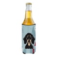 thumbnail image 2 of Carolines Treasures Winter Holiday Smooth Black and Tan Dachshund Ultra Beverage Insulators for slim cans Slim Can, 2 of 3