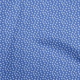 thumbnail image 1 of oneOone Velvet Medium Blue Fabric Floral Craft Projects Decor Fabric Printed By The Yard 58 Inch Wide, 1 of 4